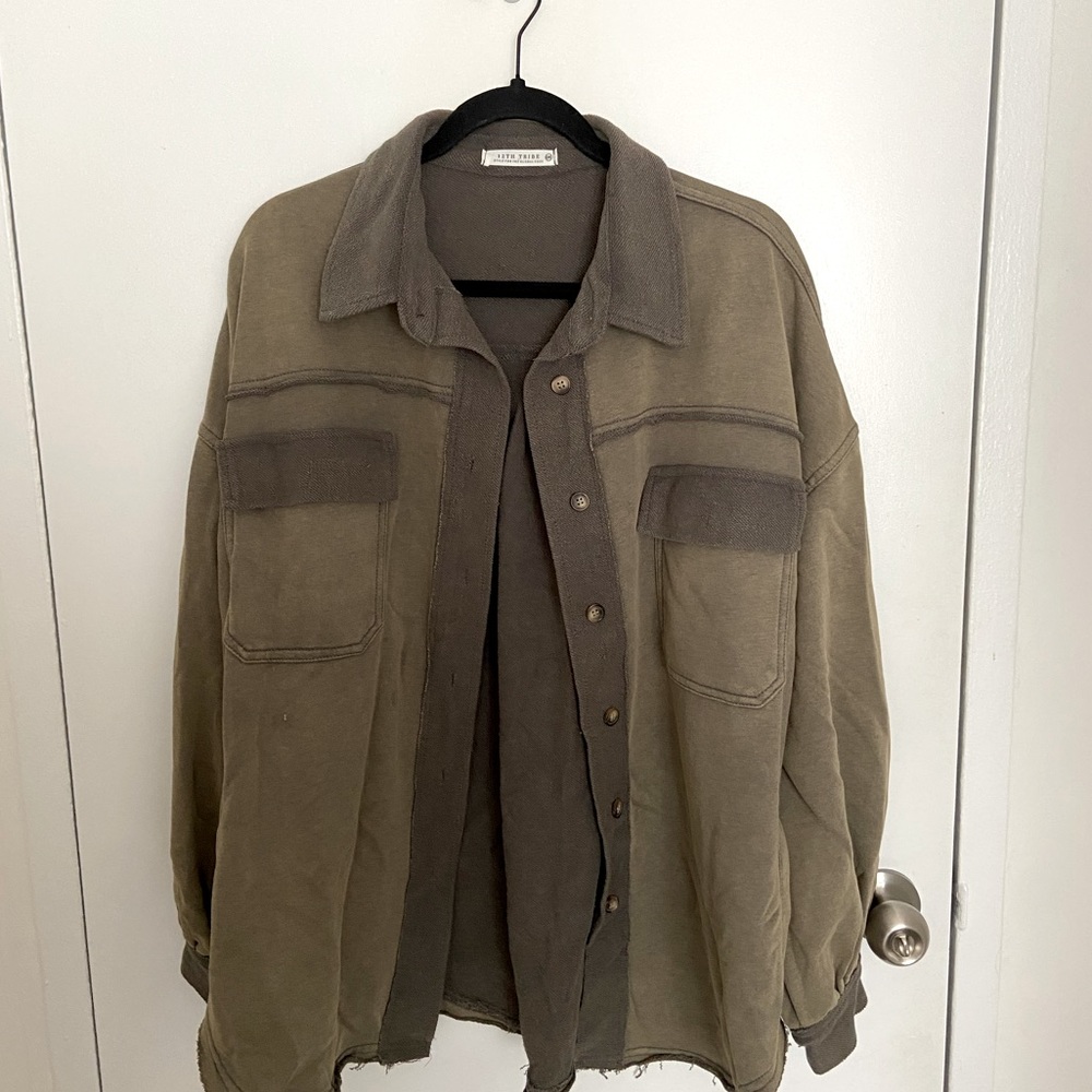 12TH Tribe Green Jacket - One Size - In Good Condition